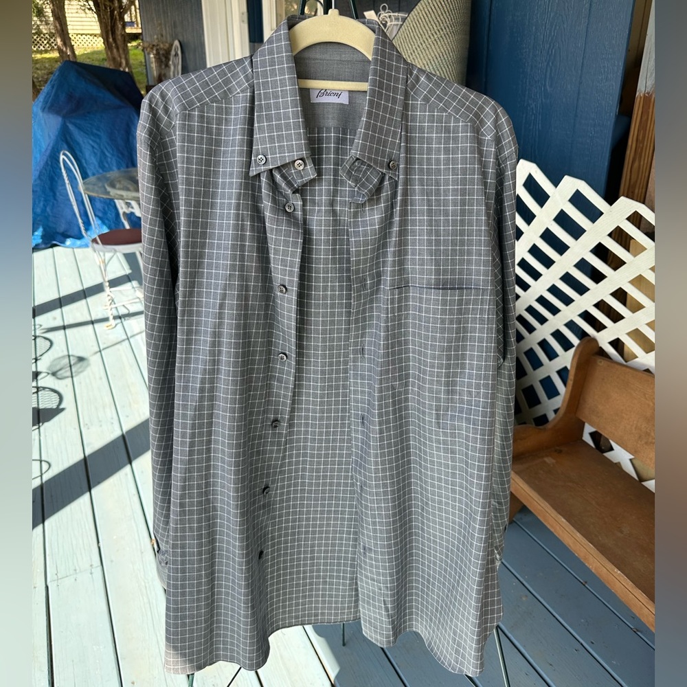 Brioni casual button down shirt